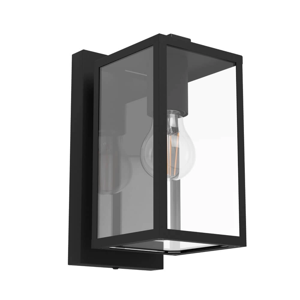 Zwarte buitenlamp Budrone