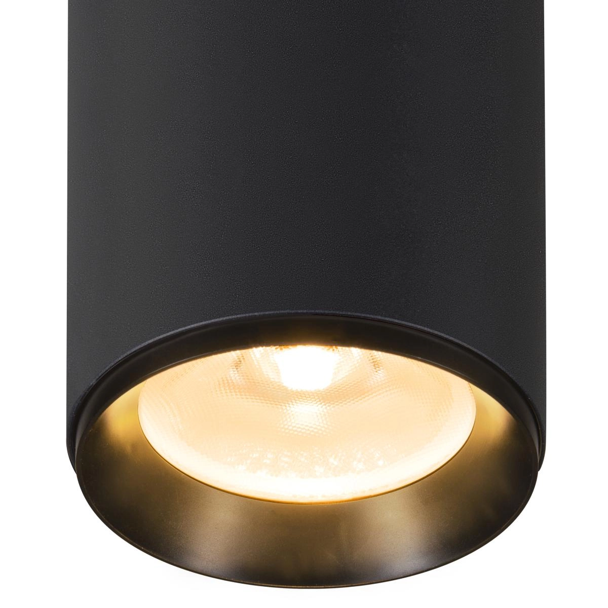 Opbouwspot Numinos XL cilinder zwart 2700K - 60gr SLV 4024163261050