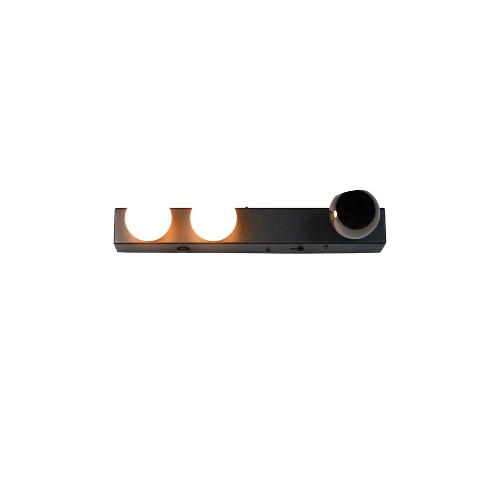 Wandlamp Arpino zwart 30cm Trio 4017807683622