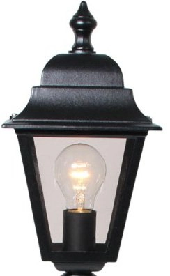 Classic terrace lamp Quadrana 78cm black Franssen 8033239342339