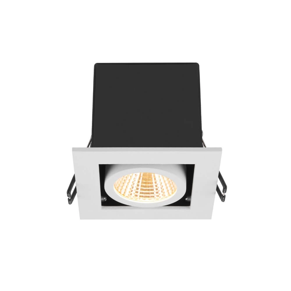 Vierkante led inbouwspot Kadux Single 1x Led - wit - 3000K SLV 4024163279314