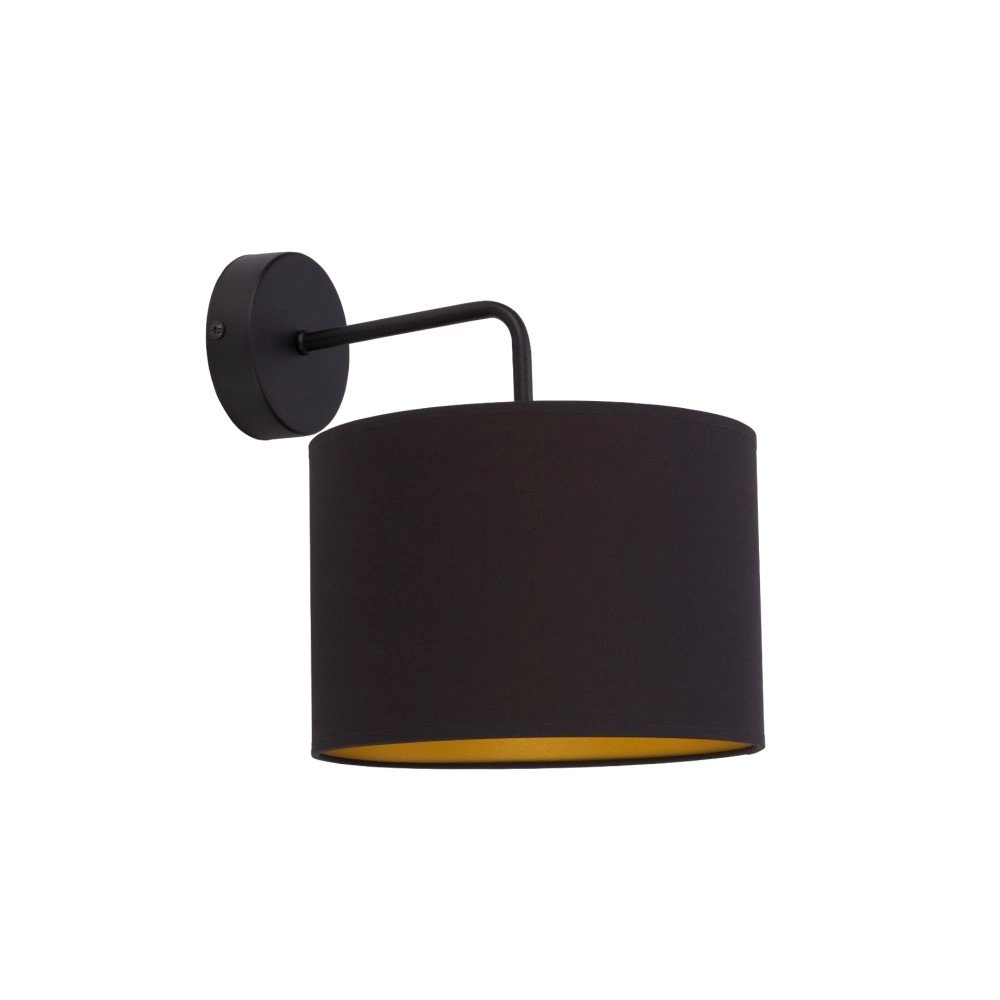 Zwart gouden wandlamp Alice
