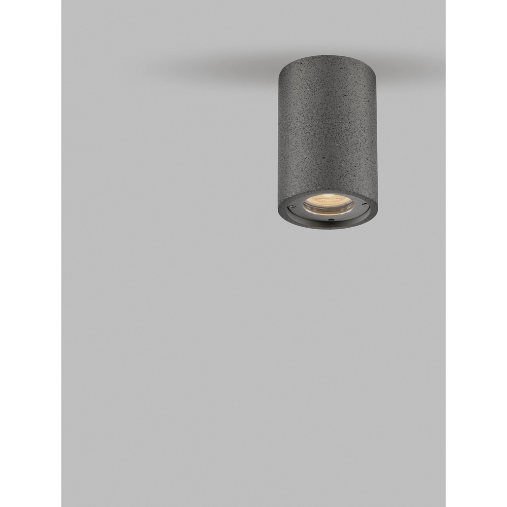 Plafondspot Par zwart beton