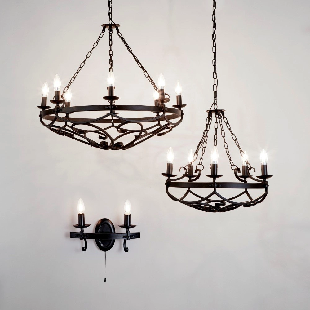 Klassieke hanglamp Cartwheel Ø 54cm Searchlight 5053423155098