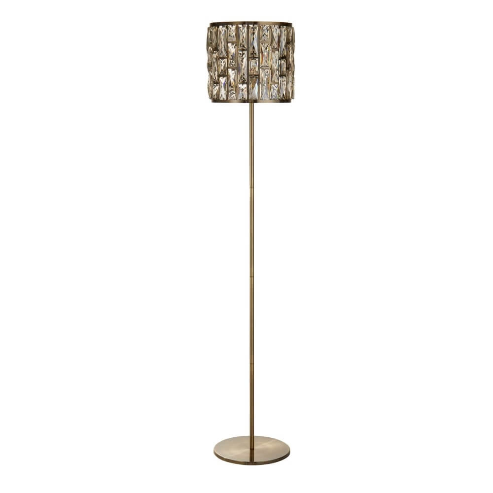 Klassieke vloerlamp Bijou goud