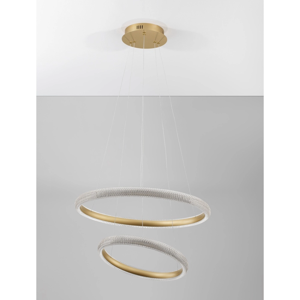 Hanglamp Medora goud Ø 59cm Lyora 5212017433435