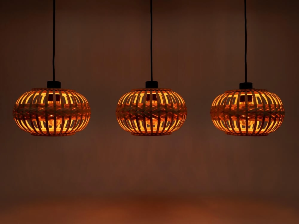 Rotan 3-lichts hanglamp Amsfield 1 Eglo 9002759438630