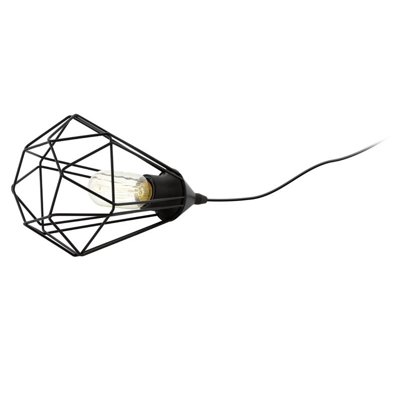 Hanglamp Tarbes zwart 17cm
