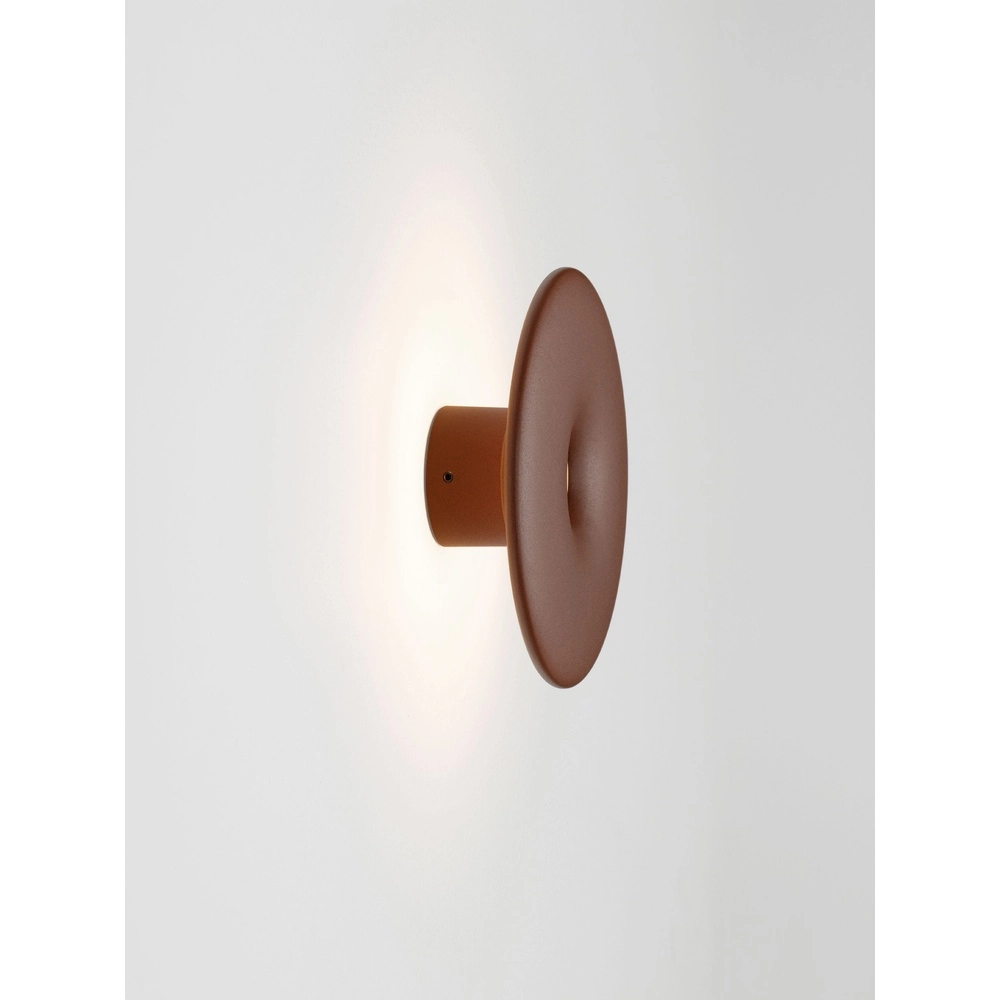 Unieke wandlamp Splash rond roestbruin Lyora 5212017497208