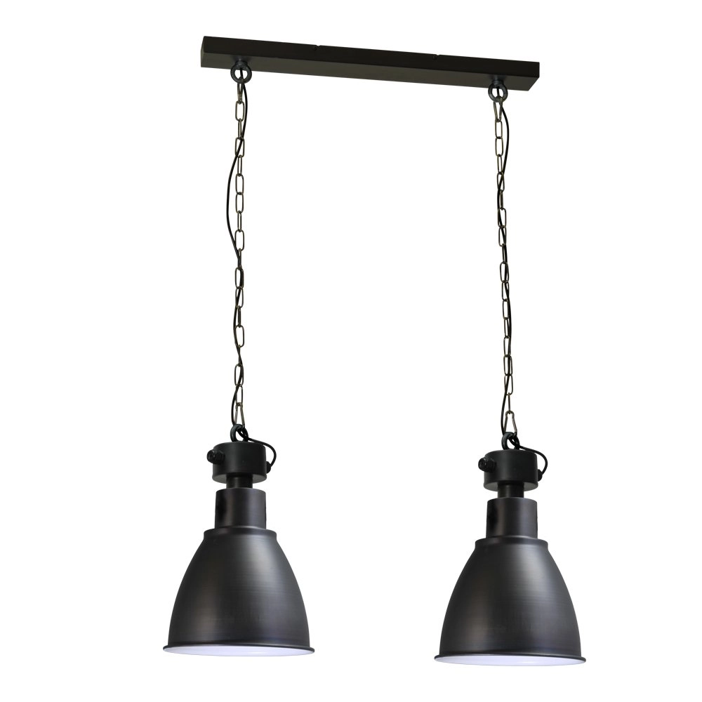 Eetkamerlamp Industria 2x27 Bud Retro