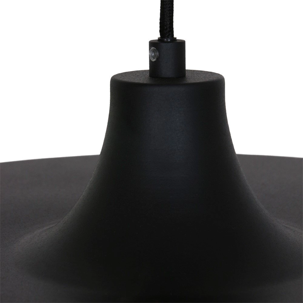 Zwarte hanglamp Krisip Ø 50cm Steinhauer 8712746132564