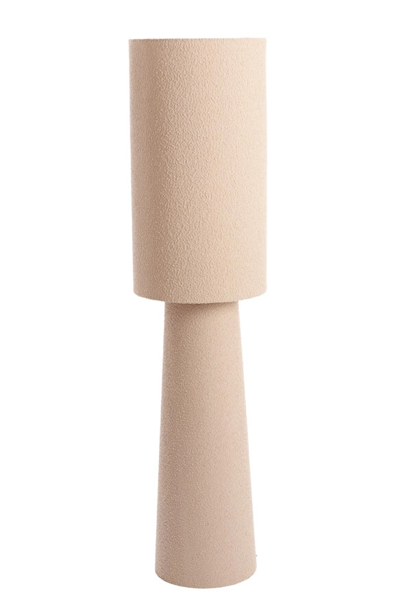 Teddy vloerlamp Micky crème Ø 40cm Light & Living 8717807712570
