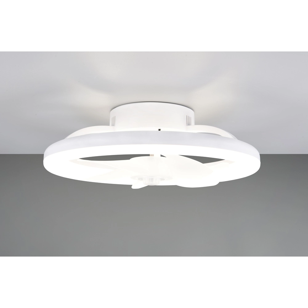 Design plafondventilator Pajala wit Ø 40cm Trio 4017807688207