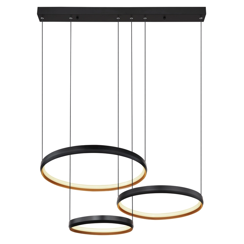 Zwarte hanglamp Halli design Globo 9007371434657