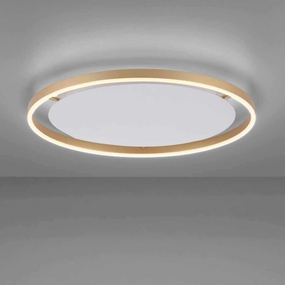 Plafondlamp Ritus messing Ø 58,5cm Just Light 4043689985639