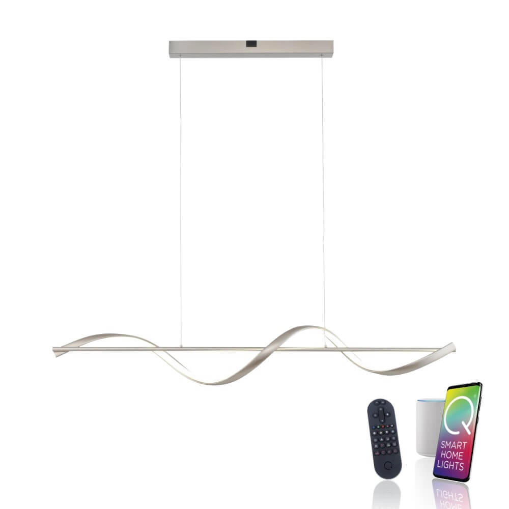 Golvende hanglamp Q-Swing metaal Paul Neuhaus 4012248374856