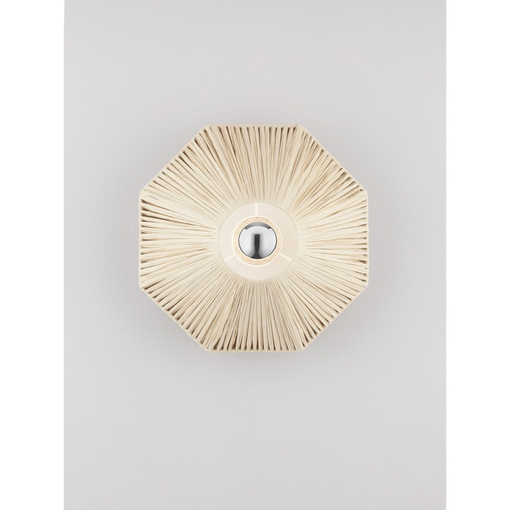 Japandi wandlamp Elvio Ø 30cm Lyora 5212017493880