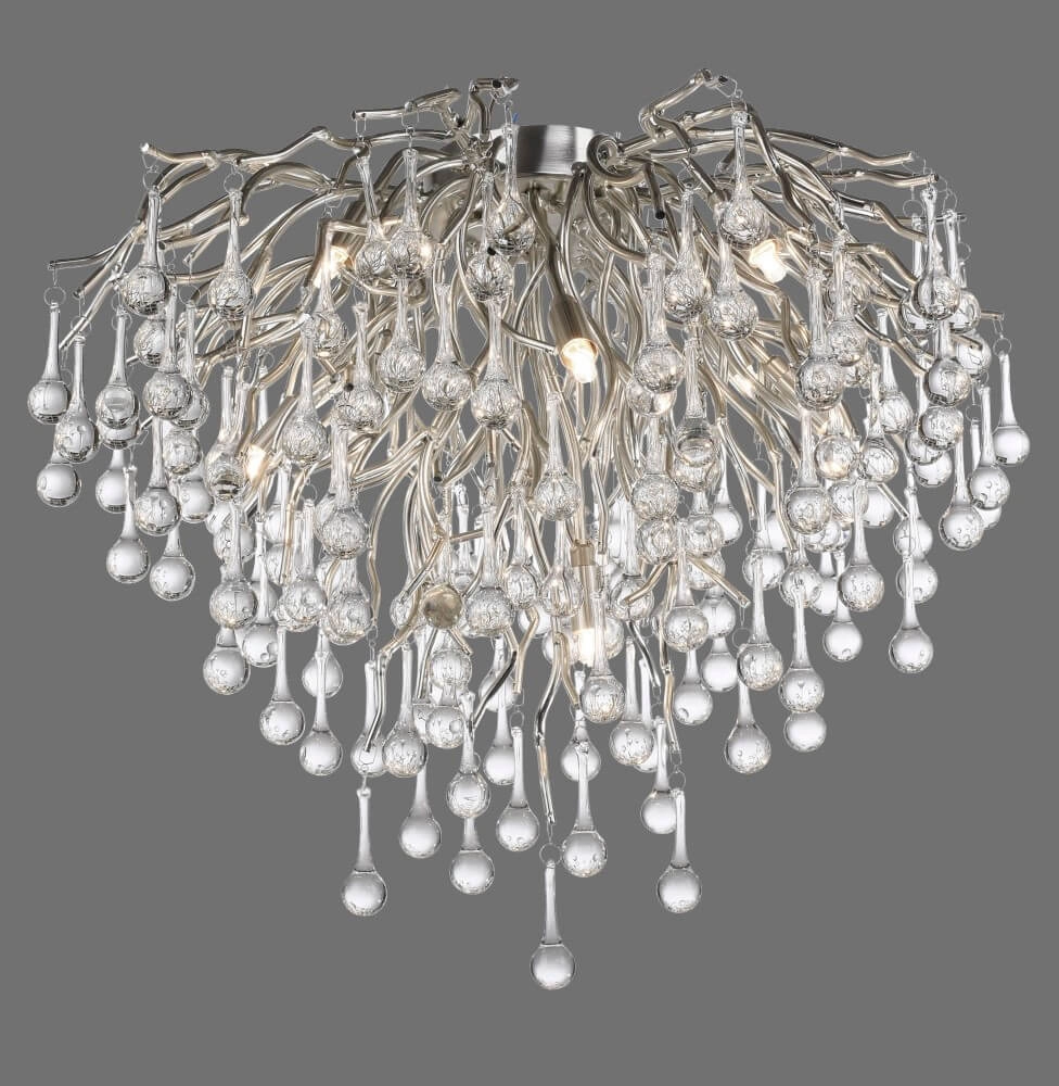 Kroonluchter Icicle metaal 50cm Paul Neuhaus 4012248352090