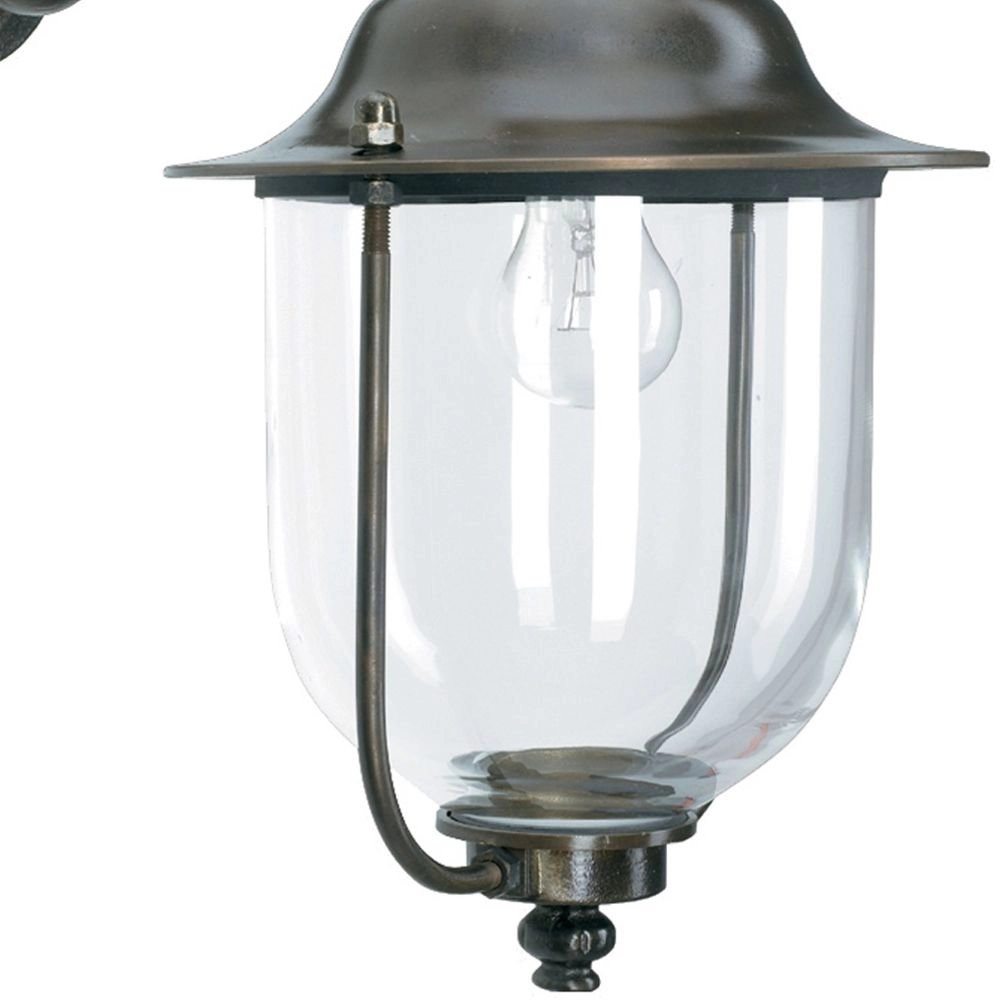 Landelijke buitenlamp Lindau 56cm brons bruin KS verlichting 8714732142304