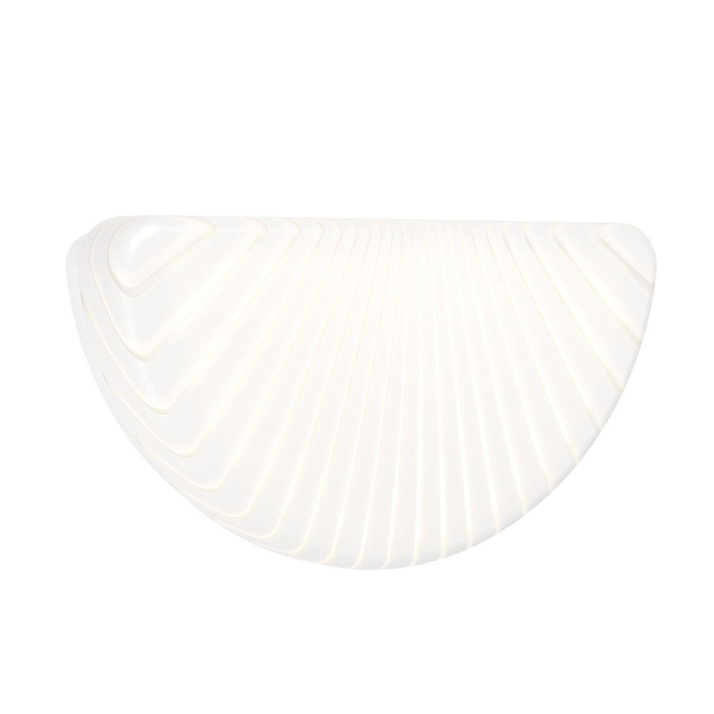 Witte wandlamp Allerona 29cm