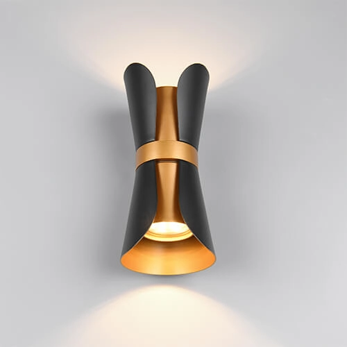 Design wandspot Coat zwart - up & down Trio 4017807613025