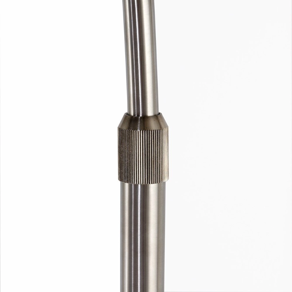 Arc lamp Gramineus grijs met taupe lampenkap Steinhauer 8712746092868