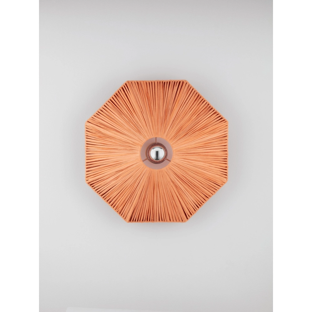 Wandlamp Elvio terracotta Ø 45cm Lyora 5212017493903