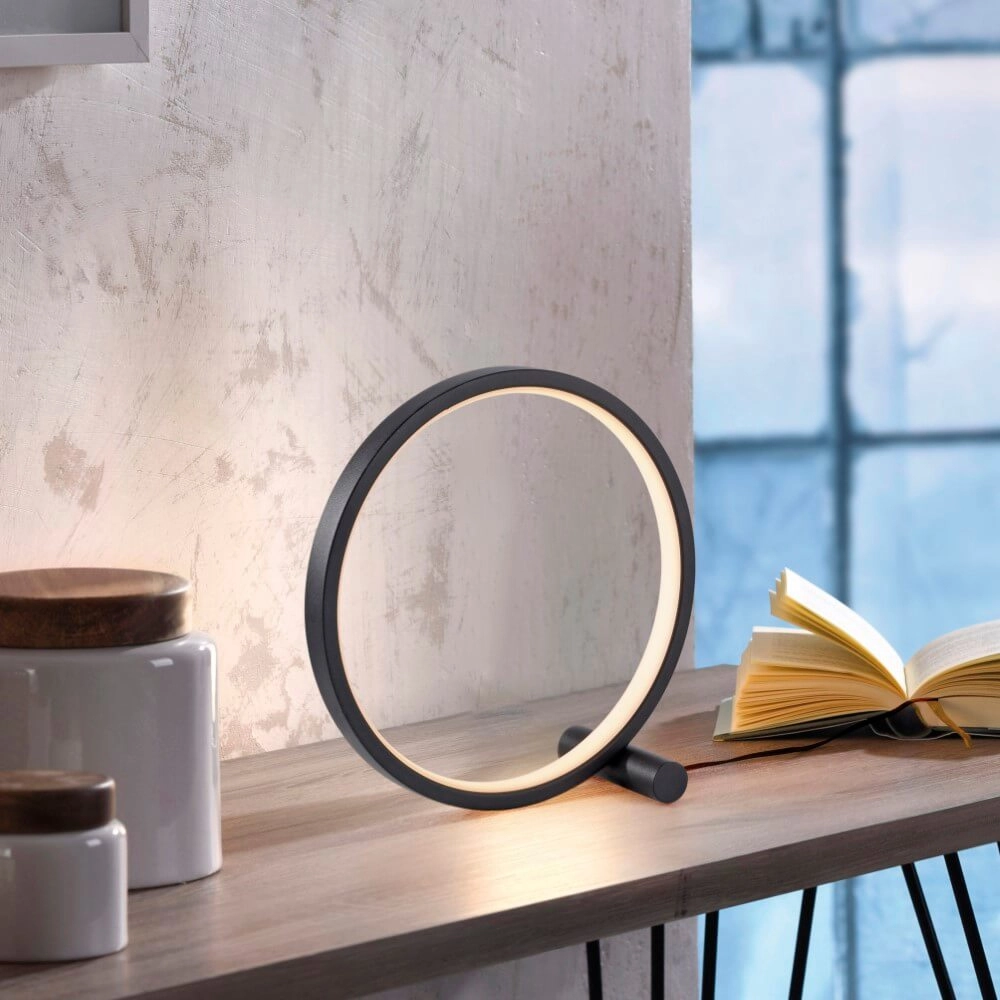 Zwarte tafellamp Mini Ritus Just Light 4043689000202