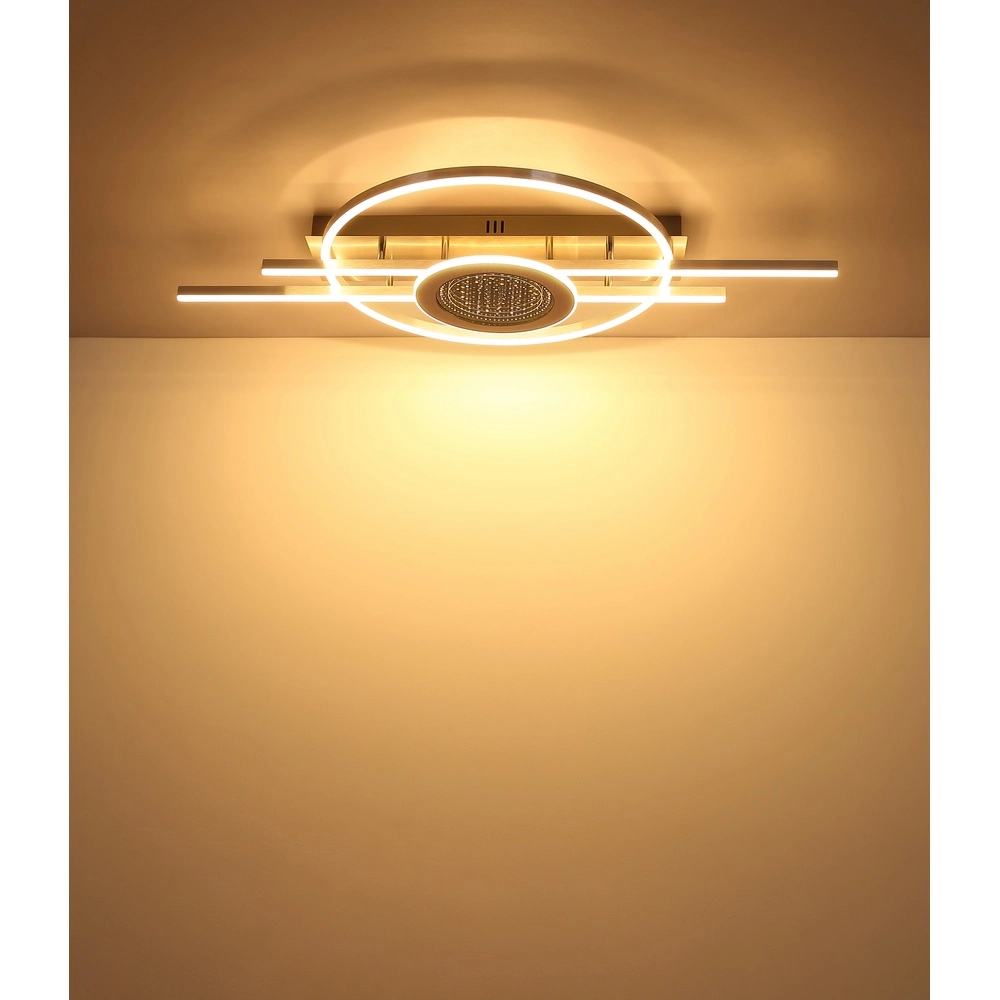 Design plafondlamp Donte zand bruin Globo 9007371592739