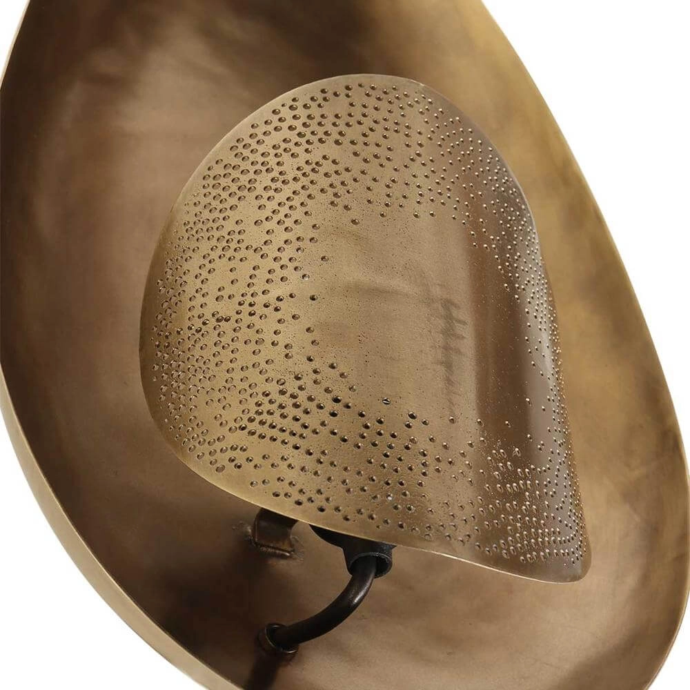 Ovale wandlamp Brass brons Steinhauer 8712746171655