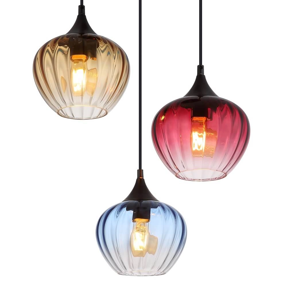 Hanglamp Sander 3-lichts rond Globo 9007371468591
