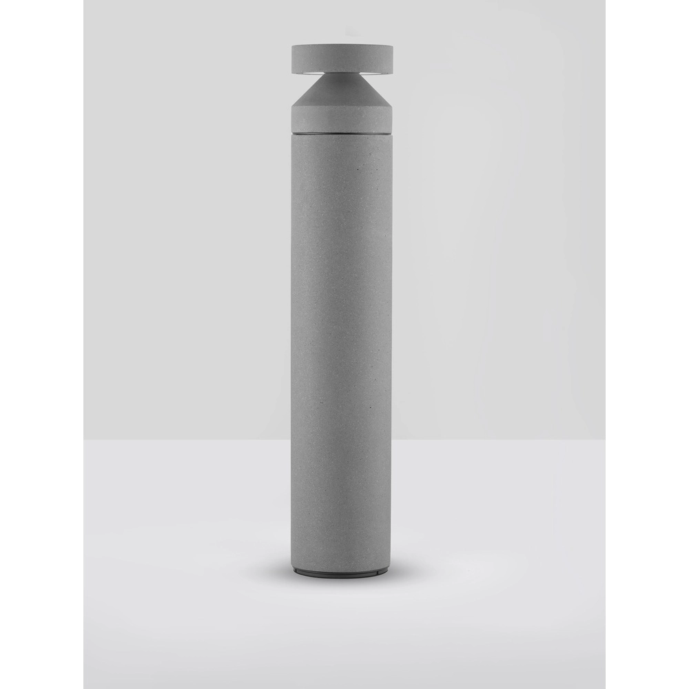 Strakke tuinlamp Navy betongrij 99,5cm Lyora 5212017454331