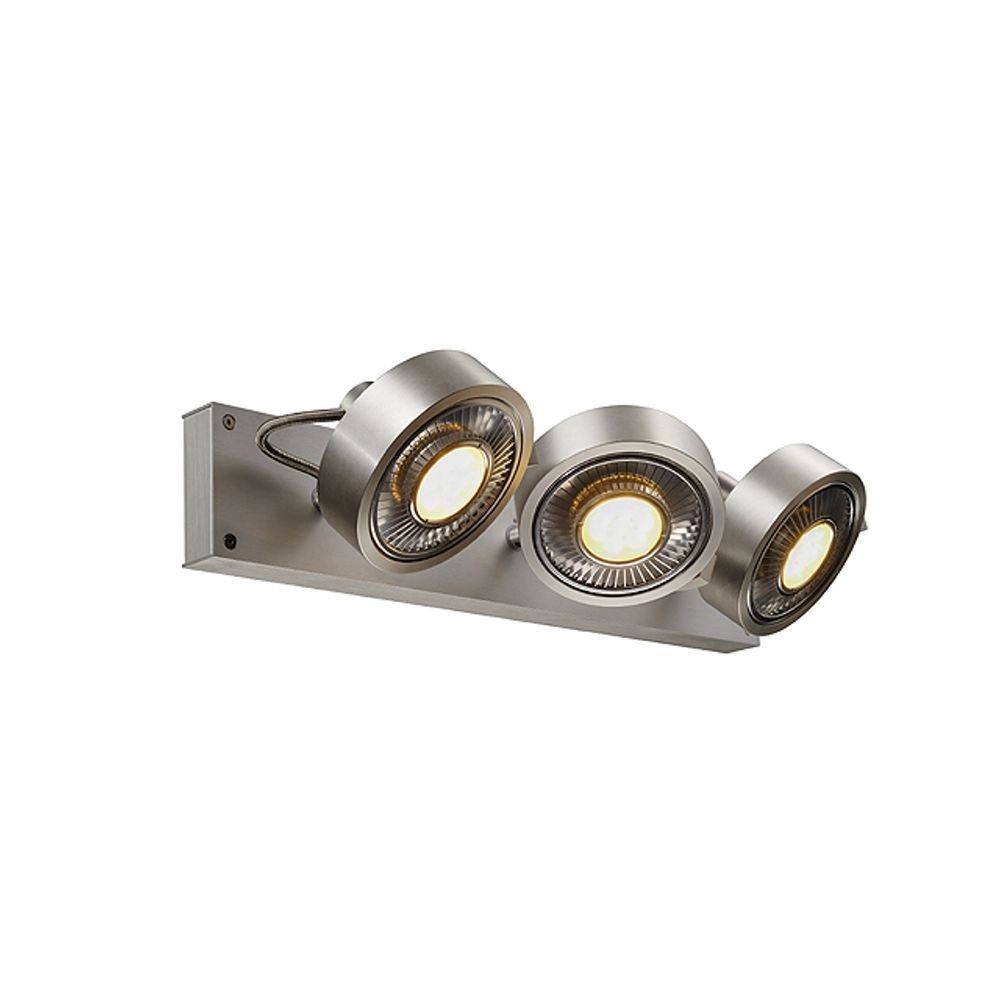 Spot Kalu 3 QPAR111 3-lichts metaalgrijs SLV 4024163142441