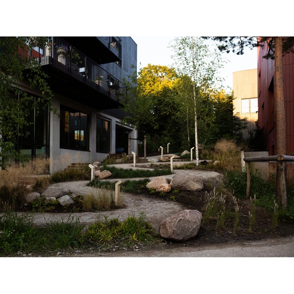 Houten padverlichting Punto Accoya - 80cm - 2700K Timberlab 8716803514096