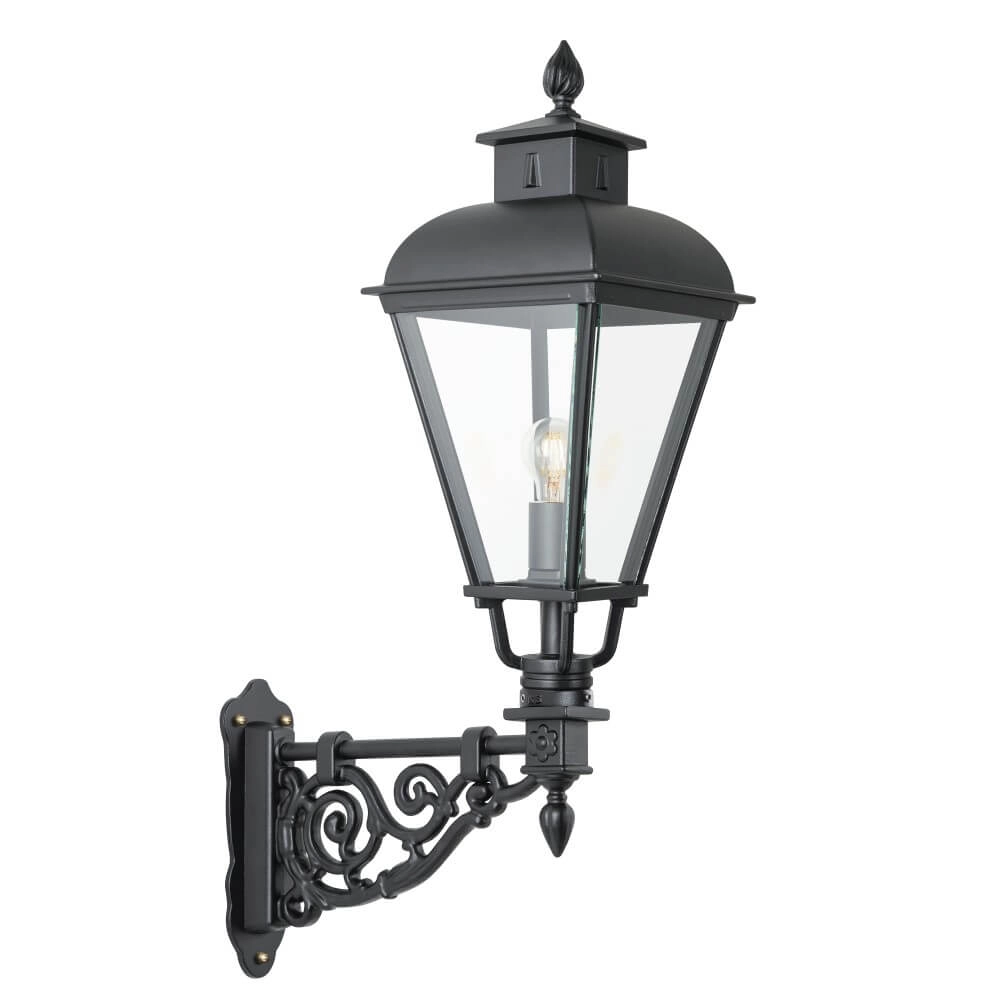 Oudhollandse muurlamp Vondel B 90cm - zwart
