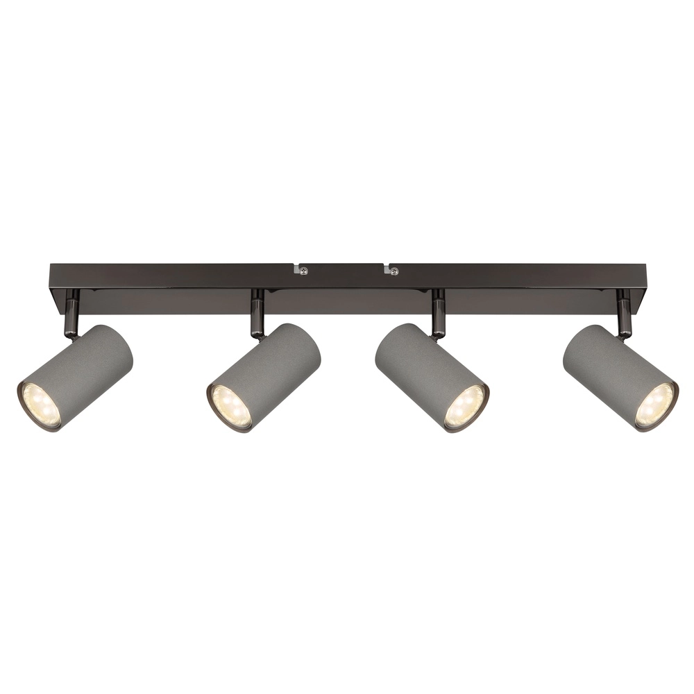 Plafondlamp 4-lichts Robby gunmetal Globo 9007371471553