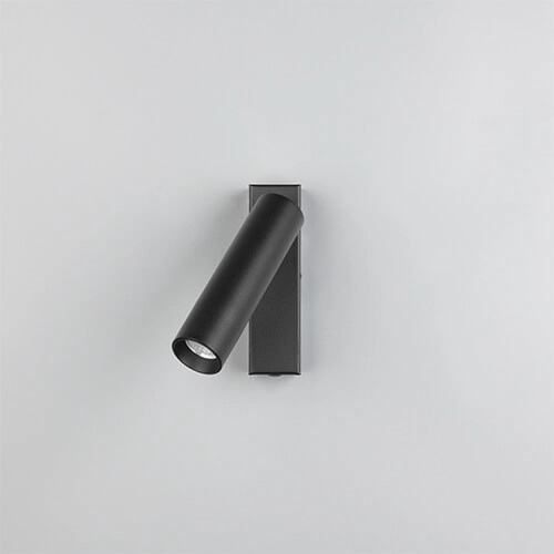 Slanke led wandspot Ambala zwart Trio 4017807612622