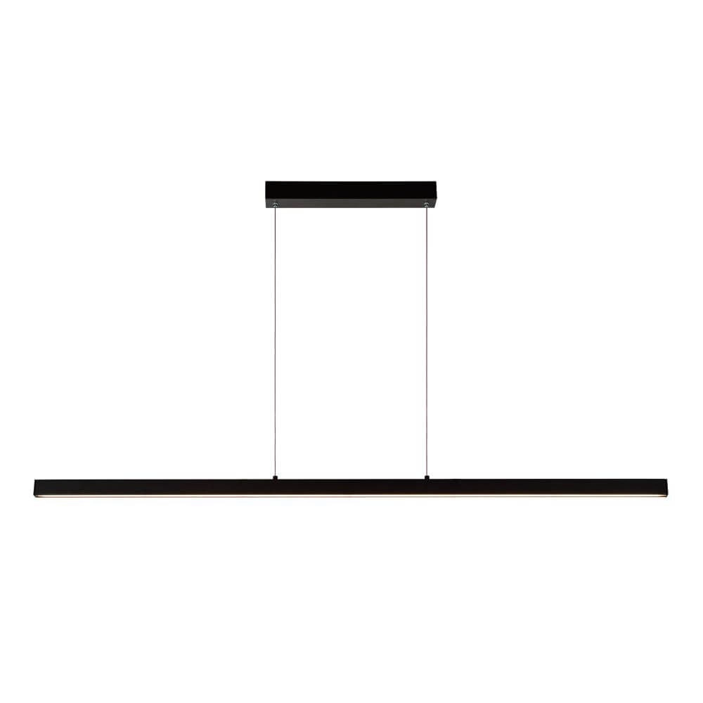 Strakke hanglamp Kondora 2 S zwart 118,5cm