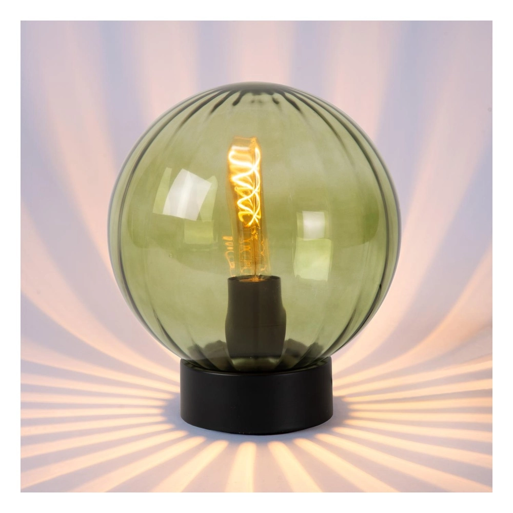 Tafellamp Monsaraz groen glas Lucide 5411212452436