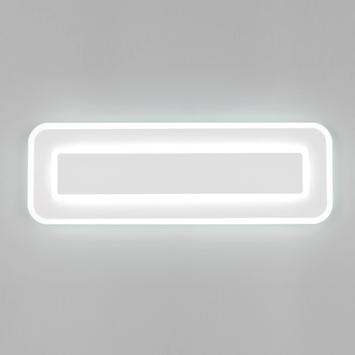 Moderne plafondlamp Riva wit 60cm Trio 4017807682915