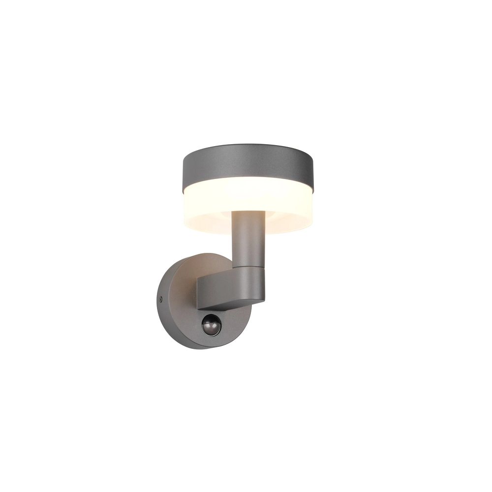 Design wandlamp Mackenzie antraciet met sensor