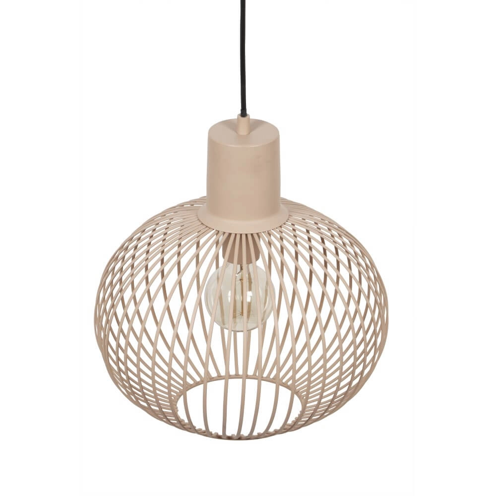 Draad hanglamp Gila Ø 33cm - zand Trio 4017807617542