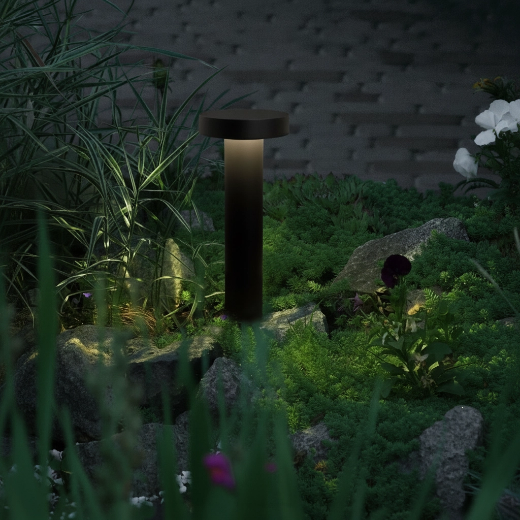 Desing tuinlamp Gong zwart 30cm - 3000K