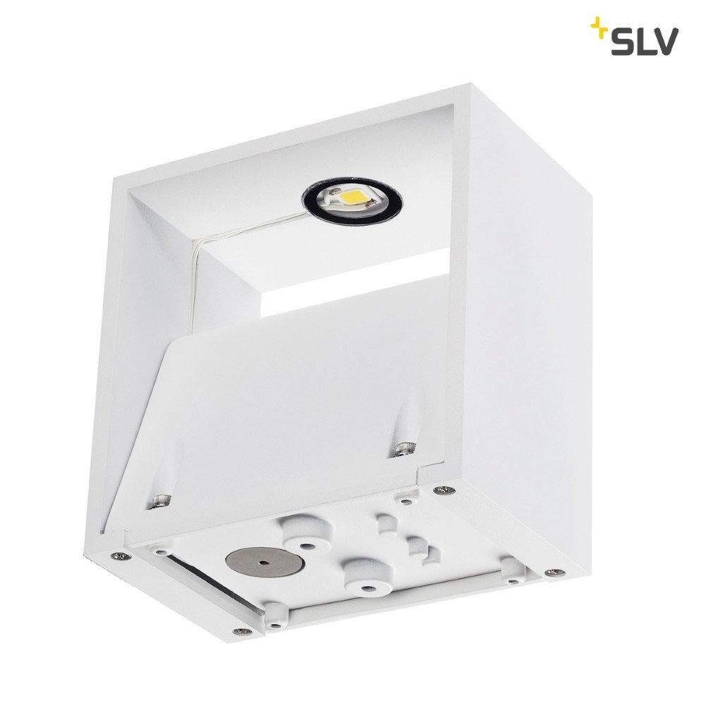 Led buitenlamp Logs Wall Up - Down wit SLV 4024163131339