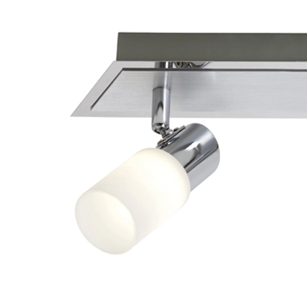 LED plafondspot Series 8214 Beam 3-lichts metaalgrijs met chroom Trio 4017807220902