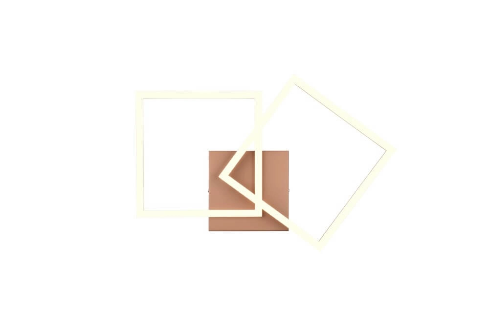 Design plafondlamp Trail bruin Trio 4017807578973