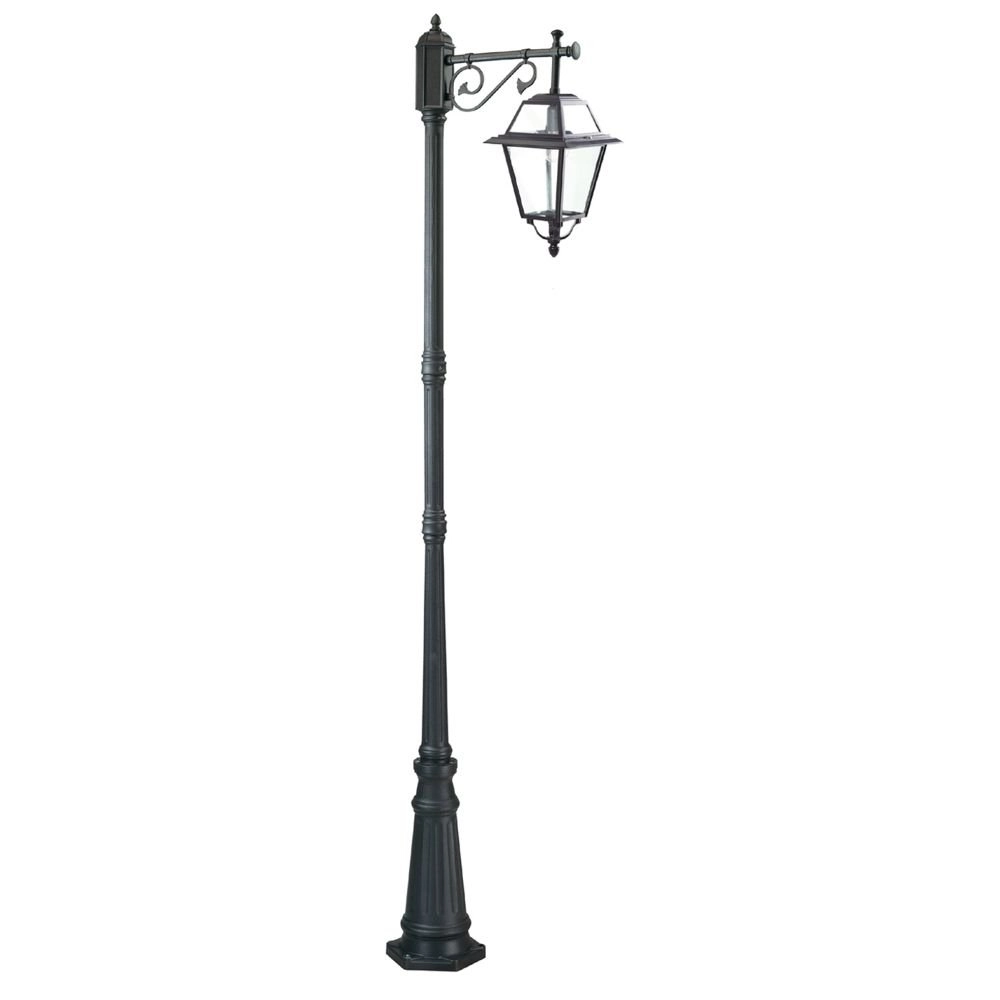 Klassieke tuinlamp Sittard zwart