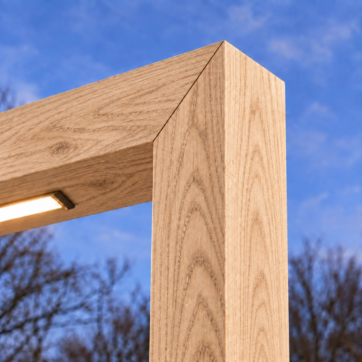 Houten lantaarn Angelo Eiken - 4M - PH07 - 3000K Timberlab 8716803513617