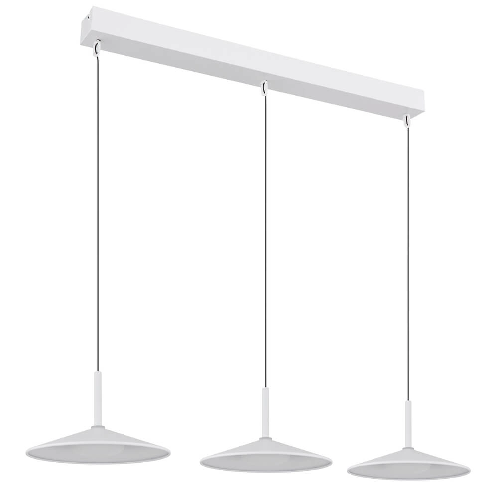 Design hanglamp Lampone 3-lichts wit Globo 9007371474806