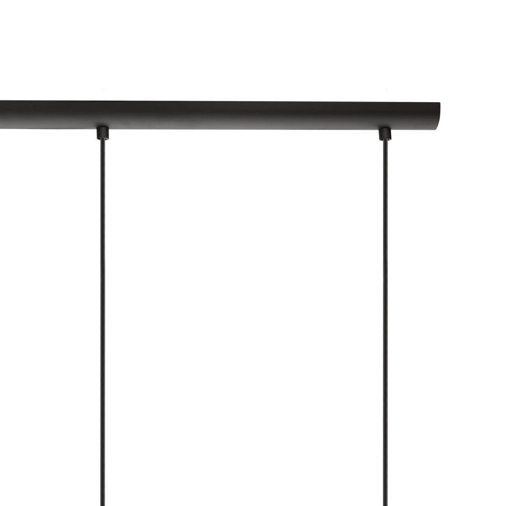 Eetkamer hanglamp Roccaforte 3-lichts zwart met goud Eglo 9002759978464